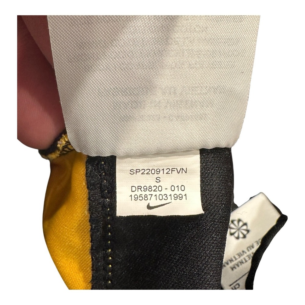NIKE Frenzy Jogger Pants‎ Small Mens Black Orange Yellow Skull Logo Basketball - Picture 11 of 14